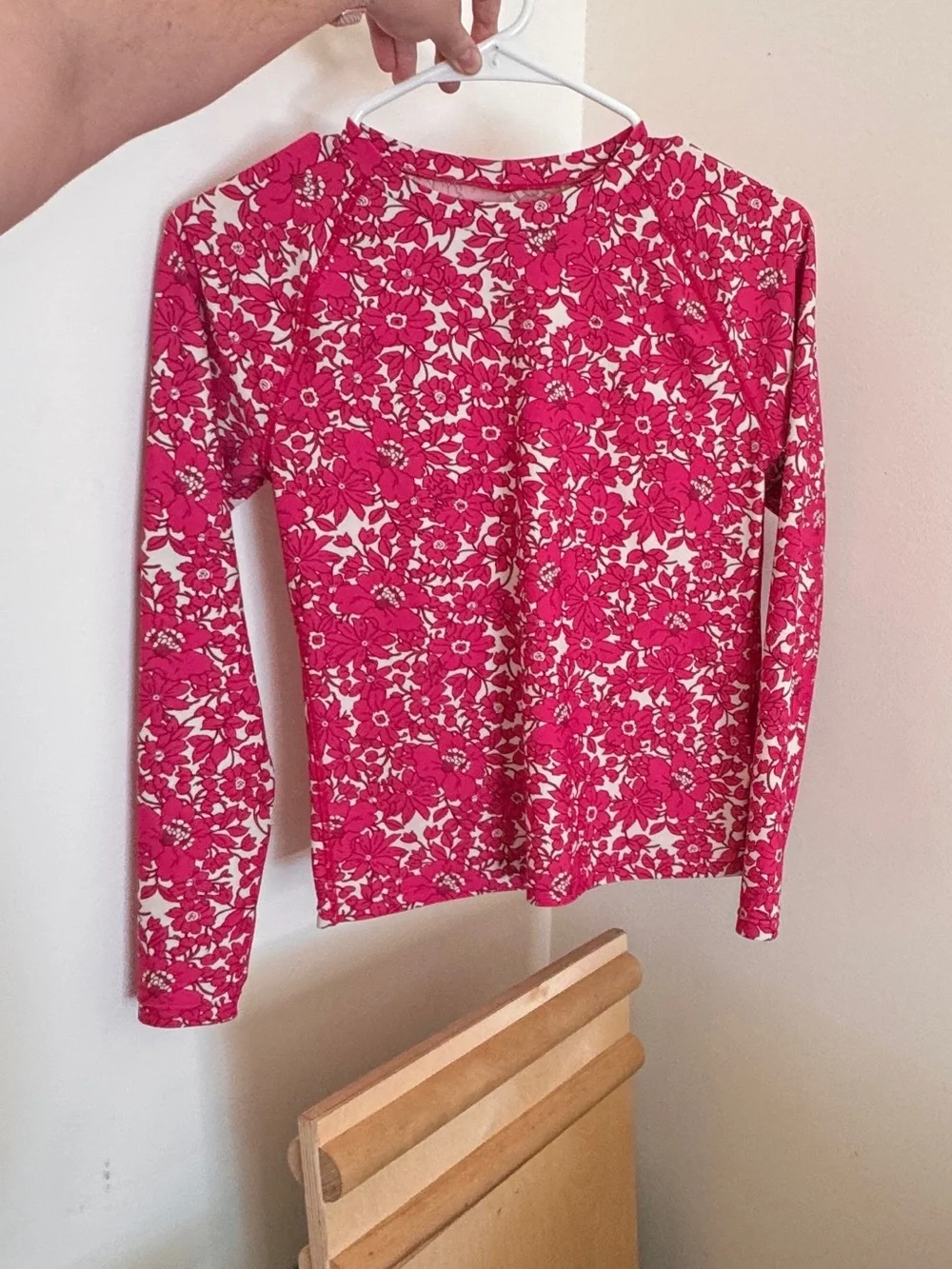 Crewcuts by J. Crew rashguard swim cover UPF 50 Sun Shirt Liberty London size 14